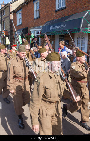 A Dad's Army reenactment at the 1940's weekend at Leyburn in North ...