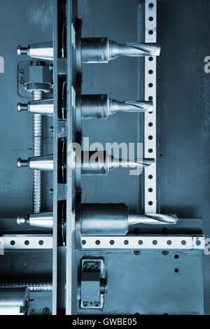 a set of drill bits for drilling machine Stock Photo