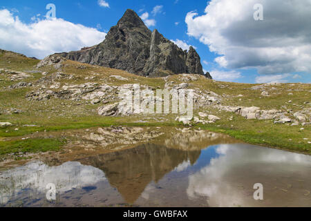 Anayet Peak in the Pyrenees of Huesca, Spain. Stock Photo