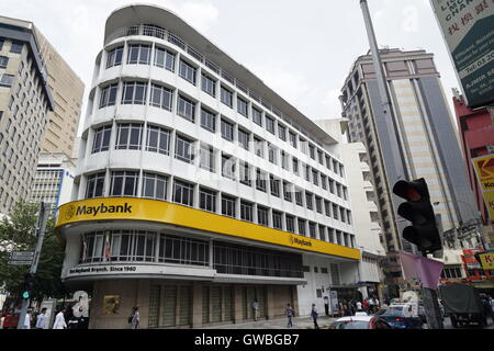 first Maybank branch in Kuala Lumpur, Malaysia