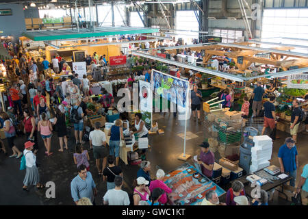 Halifax seaport farmers market Nova Scotia Canada Stock Photo