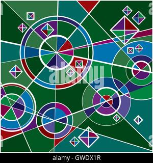 Esmerald structure. Color bright decorative background vector illustration EPS-8. Stock Vector