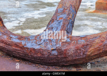 The Rusty Anchor expire. Stock Photo