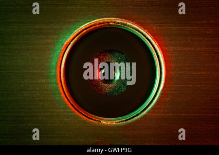 mobile camera lens macro closeup Stock Photo