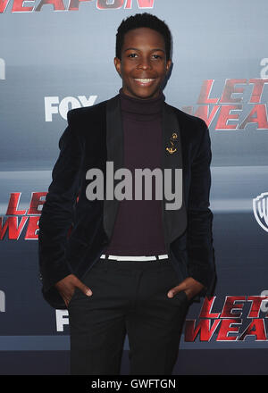 Los Angeles, USA. 12th September, 2016.  Dante Brown at the screening and premiere party of Fox's 'Lethal Weapon' at Neuehouse on September 12, 2016 in Los Angeles, California. Credit:  MediaPunch Inc/Alamy Live News Stock Photo