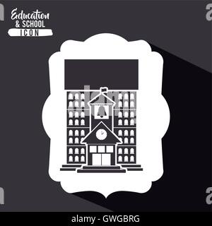 School building inside frame design Stock Vector Image & Art - Alamy