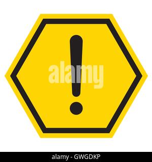 warning, sign, exclamation, pressure, mark, yellow, icon, hazard, error, point, attention, vector, triangle, symbol, isolated Stock Vector