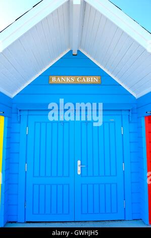 beach huts Stock Photo