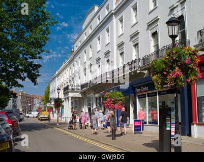 Royal Leamington Spa town centre. Stock Photo