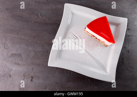 piece of jelly cake. Stock Photo