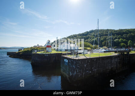 Crinan Sea Lock, Lochgilphead, Scotland Stock Photo