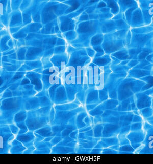 Surface water light reflections as a seamless background Stock Photo