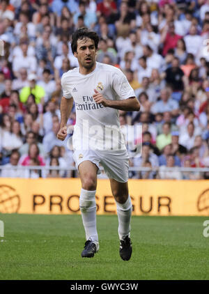 Corazon Classic Charity Football Match - Real Madrid Legends v Ajax Legends - Santiago Bernabeu Stadium  Featuring: Raul Gonzalez Where: Madrid, Spain When: 05 Jun 2016 Stock Photo