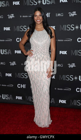 2016 Miss USA Red Carpet at T-Mobile Arena Las Vegas  Featuring: Miss Teen USA 2010 Kamie Crawford Where: Las Vegas, Nevada, United States When: 05 Jun 2016 Stock Photo