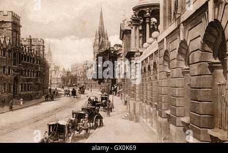 Oxford, High Street 1900 Stock Photo - Alamy