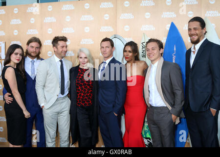 Premiere of TNT's 'Animal Kingdom' at The Rose Room - Arrivals  Featuring: Actress Molly Gordon, actor Jake Weary, actor Scott Speedman, actress Ellen Barkin, actor Shawn Hatosy, actress Daniella Alonso, actor Finn Cole and actor Ben Robson Where: Los Ang Stock Photo