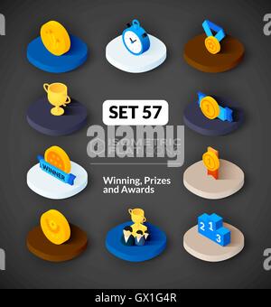 Isometric flat icons set 57 Stock Vector Image & Art - Alamy