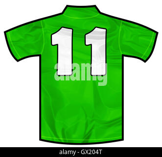 Football shirt number 11 Cut Out Stock Images & Pictures - Alamy