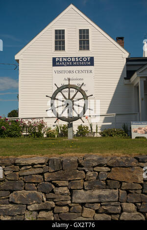 Penobscot marine museum Searsport Maine ME Stock Photo
