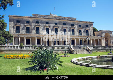Palace of Saint Michael and Saint George Corfu Old Town Ionian Islands Greece Stock Photo