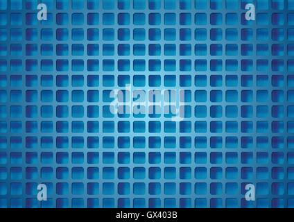 Abstract bright technical squares grid. Vector geometric design Stock Vector