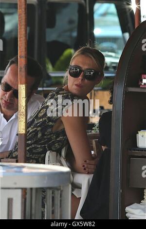 Maria Sharapova leaves 'Il Pastaio' in Beverly Hills  Featuring: Maria Sharapova Where: Los Angeles, California, United States When: 22 Jun 2016 Stock Photo