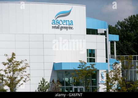 Ascena Retail Group Retail company logo seen displayed on smart