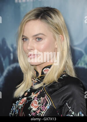 Film Premiere of The Legend of Tarzan  Featuring: Margot Robbie Where: Los Angeles, California, United States When: 28 Jun 2016 Stock Photo