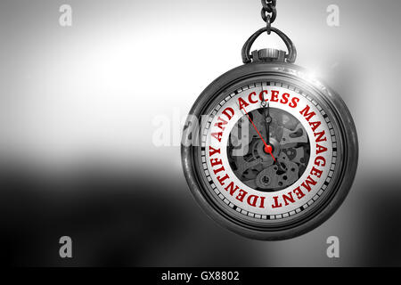 Identify And Access Management 3D Illustration. Stock Photo