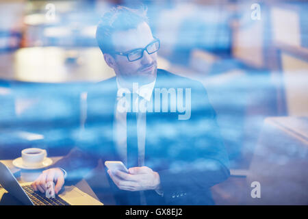 Life of modern businessman Stock Photo