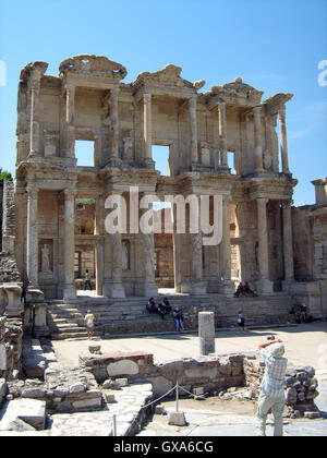 Ephesus Archaeological Site, Selçuk in İzmir Province, Turkey Stock Photo