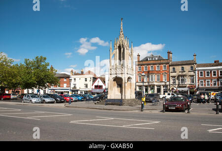 Devizes Wiltshire England UK The market square and cross in this old ...