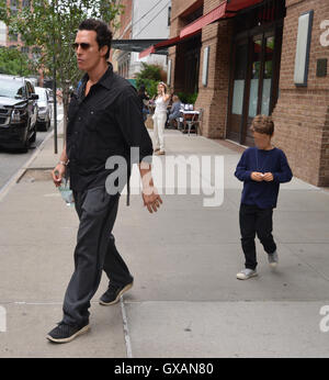 Matthew McConaughey and family out and about in New York  Where: New York, New York, United States When: 01 Jul 2016 Stock Photo