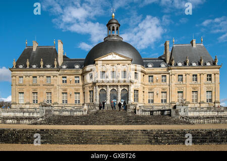 The Chateau De Vaux Le Vicomte, in Maincy, France Stock Photo