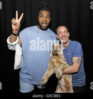 MNEK (real name Uzoechi Emenike) performs live at G-A-Y. The British singer and songwriter performed a number of tracks and mash-ups before heading up to the RnB room in the club to dance the night away before an early morning appearance on C4's Sunday Br Stock Photo