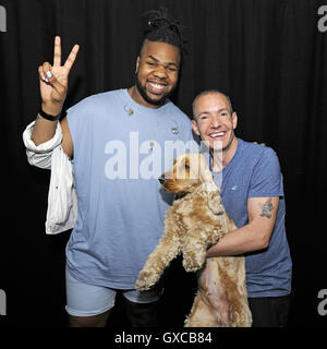 MNEK (real name Uzoechi Emenike) performs live at G-A-Y. The British singer and songwriter performed a number of tracks and mash-ups before heading up to the RnB room in the club to dance the night away before an early morning appearance on C4's Sunday Br Stock Photo