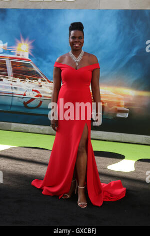 Los Angeles premiere of 'Ghostbusters' - Arrivals  Featuring: Leslie Jones Where: Los Angeles, California, United States When: 09 Jul 2016 Stock Photo