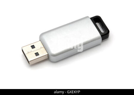 USB flash memory isolated on a white background Stock Photo