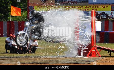 Officers Training Academy (OTA) cadets display their skills during the Passing out Officer Cadets, in Chennai India Stock Photo