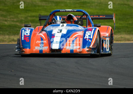 Sydney, Australia. 16th Sep, 2016. Practice session day at Sydney Motorsport Park ahead of the New South Wales Motor Race Championship Round 7 taking place on the 17th and 18th of September. This NSW Motor Race Championship round will feature categories such as HQ Holdens, Sports Sedans, Formula Vee, Supersports, Aussie Racing Cars, Formula Cars, Improved Production and Superkarts. Credit:  mjmediabox/Alamy Live News Stock Photo