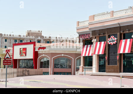 A KFC restaurant with Arabic architecture in Muscat, Oman Stock Photo ...
