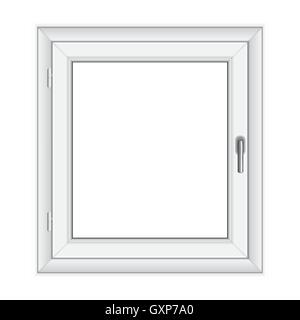 White PVC vector window isolated on white background Stock Vector Image ...