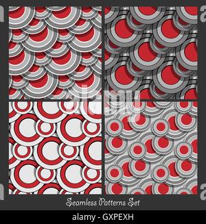 seamless vector patterns Stock Vector
