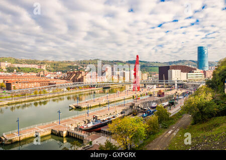 Bilbao city in november - shots of Spain - Travel Europe Stock Photo