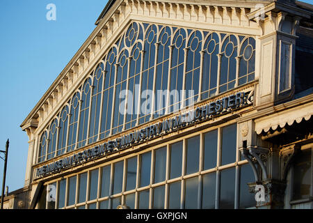 Manchester Museum Science Industry   Victorian architecture iron exterior Museum public exhibition space art displays displaying Stock Photo