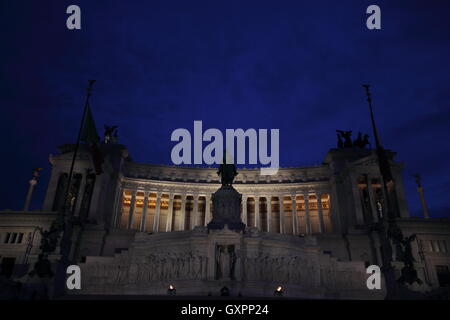 The National Monument to Vittorio Emanuele II, Rome, Roma, Italy, travel Stock Photo