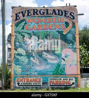 Wonder Gardens in Bonita Springs Florida Stock Photo