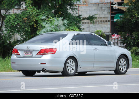 CHIANGMAI, THAILAND -AUGUST 18 2016: Private car, Toyota Camry. On road no.1001, 8 km from Chiangmai city. Stock Photo