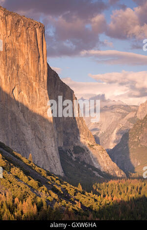 El Capitan Yosemite Valley California USA closeup detail Stock Photo ...