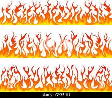 fire seamless isolated Stock Vector Image & Art - Alamy